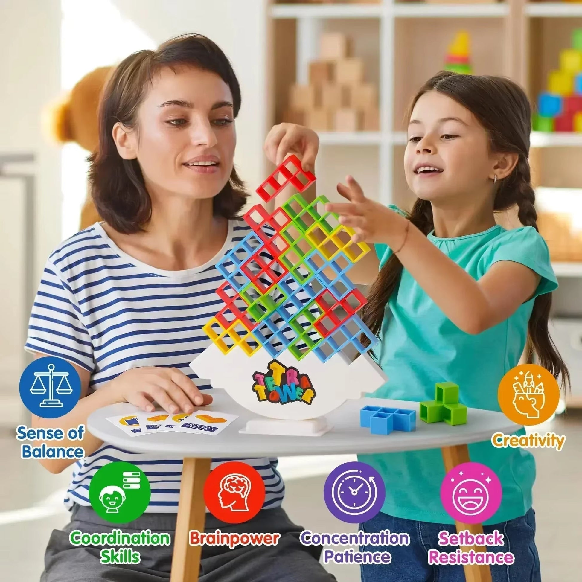 Tetra Tower Balance Stacking Game – Fun for All Ages